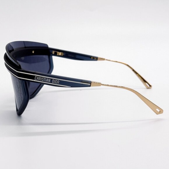 NEW DIOR SUNGLASSES DIORCLUB M2U 31B8 SHIELD GOLD/BLUE UNISEX EYEWEAR DIOR main image 11